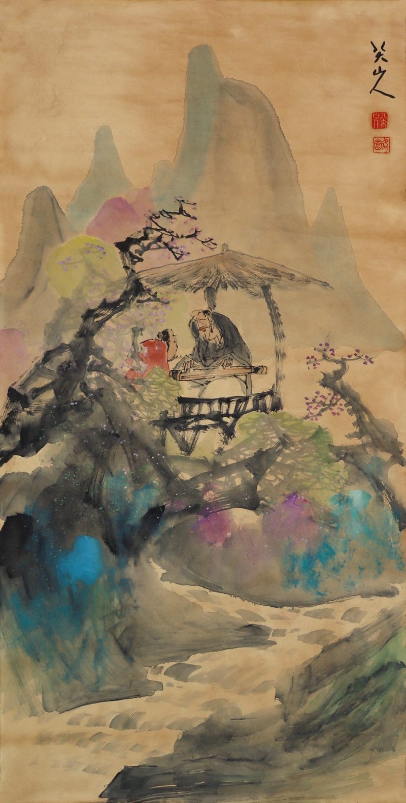 关之 《八大山人图》